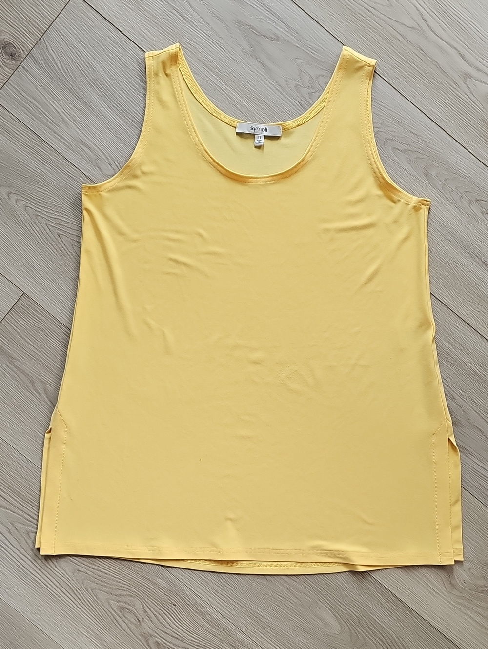 Sympli Go To Tank Relax Bright Yellow, Size 12 *Read Condition